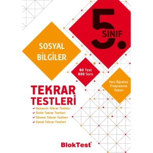 TUDEM 5. SINIF BLOKTEST SOSYAL BİLGİLER TEKRAR TESTLERİ