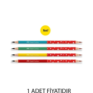 FABER CASTELL BAŞLIK + KURŞUN KALEM ÇİFT UÇLU