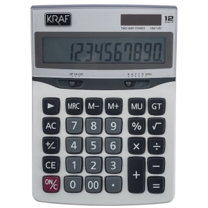 KRAF 12 HANE MASA ÜSTÜ HESAP MAKİNESİ HM-145