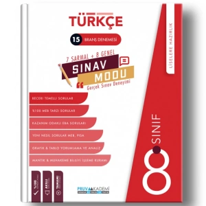 PRUVA AKADEMİ 8.SINIF TÜRKÇE SINAV MODU