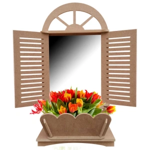 TEKNOPOİNT AHŞAP Ç10 BÜYÜK SAKSILI PENCERE