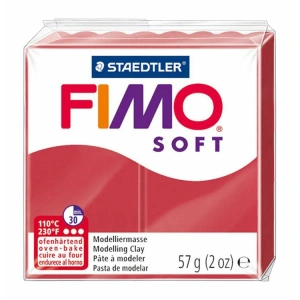 FİMO MODELLEME KİL HAMURU 56 GR VİŞNE KIRMIZI