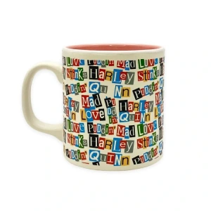 MACMUG 381594 BATMAN HARLEY QUINN LOGO SARI SERAMİK KUPA