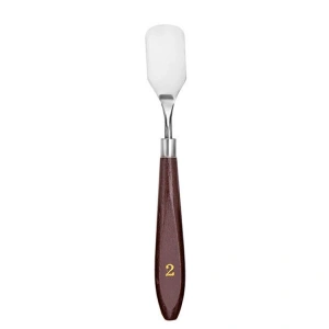 CEOART METAL SPATULA TEKLİ NO:2 ( BOYALI AHŞAP) CEO-SN0006