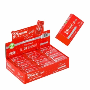 MİKRO 2B-24RD DUST-FREE KIRMIZI SOFT SİLGİ