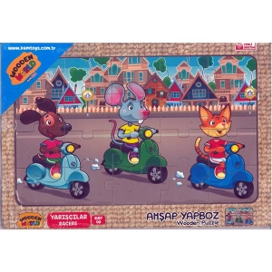 KUMTOYS AHŞAP 053305 AHŞAP YAPBOZ KÜÇÜK 24X34