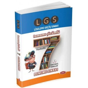 DATA 8.SINIF LGS TAMAMI ÇÖZÜMLÜ FASİKÜLLÜ 7 DENEME SINAVI