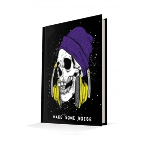 DEFFTER SPRING 2021 / MAKE SOM NOISE 14X20 SERT KAPAK ÇİZGİLİ DEFTER 96 YP