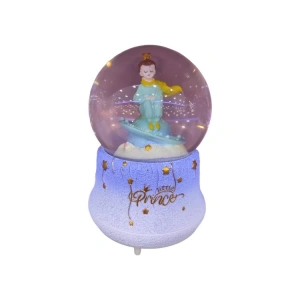 CEREN HDY0218 ORTA BOY HEDİYELİK MÜZİKLİ IŞIKLI KAR ATAN KAR KÜRESİ (PİLLİ) KÜÇÜK PRENS
