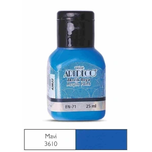 ARTDECO AKRİLİK BOYA 25 ML. MAVİ Y-070A-3610