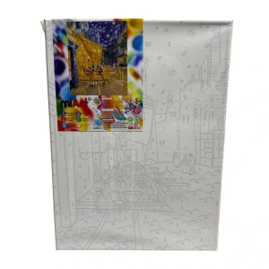 MİART MSB30414 30X40 SAYILARLA BOYAMA TUVAL - GECE KAHVESİ