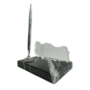 SADE HEDİYELİK MERMER TABAN KRİSTAL TÜRKİYE HARİTASI NO:215