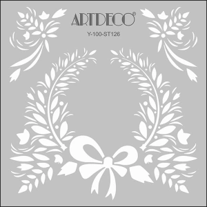 ARTDECO STENCİL 30X30CM ORGANIC 126