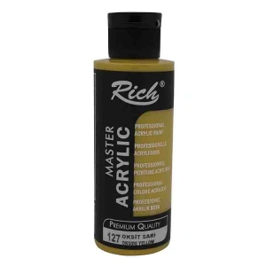 RİCH AKR-120-127 AKRİLİK BOYA 120 CC OKSİT SARI
