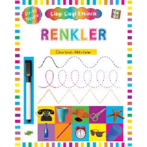 ÇİZGİ ÇİZGİ ETKİNLİK RENKLER 4 YAŞ VE ÜSTÜ
