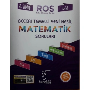 KAREKÖK 8. SINIF RUTİN OLMAYAN MATEMATİK SORULARI (ROS)