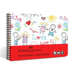 FABER CASTELL SPİRALLİ PP. KAPAK 2023 RESİM DEFTERİ 25x35 30 YP.- 5075000481