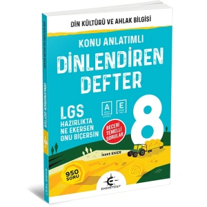 EKERTEST 8.SINIF DİN KÜLTÜRÜ VE AHLAK BİLGİSİ KONU ANLATIMLI DİNLENDİREN DEFTER