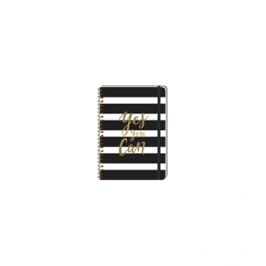 KESKİN A5 SPİ.SERT KAPAK ÇİZGİLİ DEFTER 80yp.DAILY NOTES MUSE-YES YOU CAN