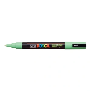 UNİ POSCA SU BAZLI POSTER MARKER 0.9-1.3 PC-3M  AÇIK YEŞİL PC-3M