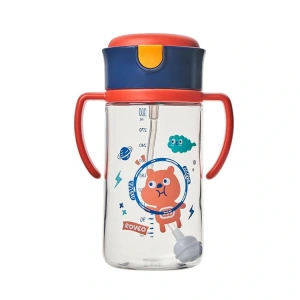 VAGONLIFE ROVCO PİPETLİ ASKILI ÇOCUK  MATARASI B1044 300 ML 6 AY +