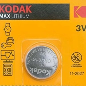 KODAK 3V ULTRA LITYUM DÜĞME PİL CR2016 - TEKLİ