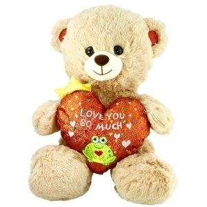 VARDEM PELUŞ JH2323 KALPLİ AYI LOVE YOU SO MUCH 30 CM