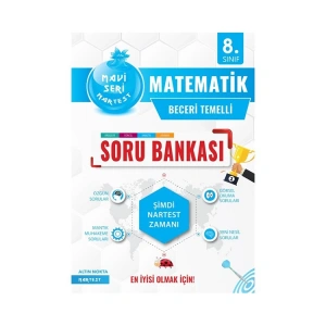 NARTEST  8. SINIF MAVİ MATEMATİK SORU BANKASI
