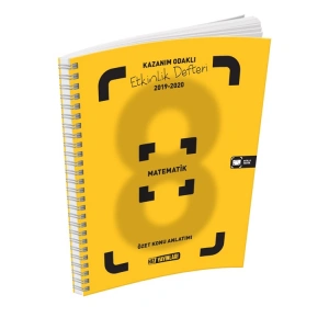 HIZ 8. SINIF MATEMATİK ETKİNLİKLİ DEFTERİ