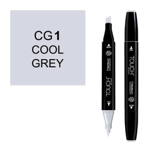 TOUCH TWIN CG-1 ÇİFT UÇLU MARKER COOL GREY