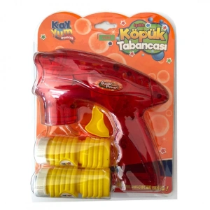 KAYYUM 6010 IŞIKLI BÜYÜK KÖPÜK TABANCA SETİ KARTELA