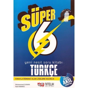 NİTELİK 6.SINIF YENİ NESİL SÜPER TÜRKÇE SORU KİTABI