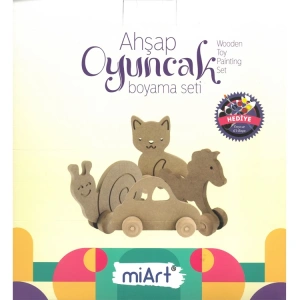 MİART AHŞAP OYUNCAK BOYAMA SETİ 14 KÖPEK