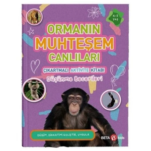 ORMANIN MUHTEŞEM CANLILARI ÇIKARTMALI AKTİVİTE KİTABI