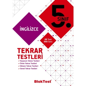 BLOKTEST 5.SINIF İNGİLİZCE TEKRAR TESTLERİ