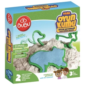 BU-BU OYUN KUMU VE ÇİFTLİK HAYVANLARI KALIPLI SET 500 GR. BUBU- KU0058