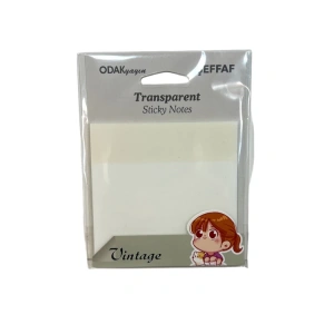 ODAK VINTAGE ŞEFFAF YAPIŞKANLI NOT KAĞIDI 50yp.76x76mm.