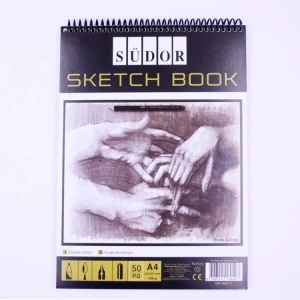 SÜDOR MN21-4 SPİRALLİ ESKİZ DEFTERİ A4 100gr. 50yp.