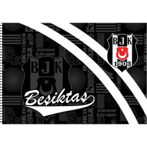 TMN BEŞİKTAŞ SPİRALLİ KARTON KAPAK 17X24 RESİM DEFTERİ 15 YP. 463638
