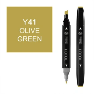 TOUCH TWIN Y-41 ÇİFT UÇLU MARKER OLIVE GREEN