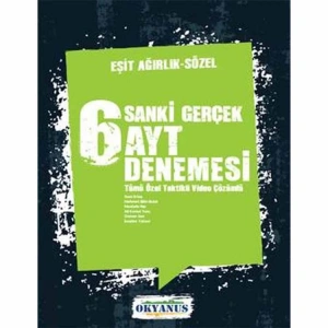 OKYANUS SANKİ GERÇEK AYT EŞİT AĞIRLIK - SÖZEL  6LI DENEME