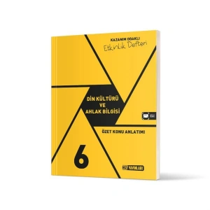 HIZ 6. SINIF DİN KÜLTÜRÜ VE AHLAK BİLGİSİ ETKİNLİKLİ DEFTERİ - 2024