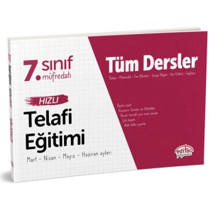 EDİTÖR 7. SINIF TÜM DERSLER TELAFİ EĞİTİMİ