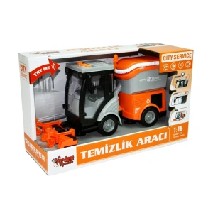 VARDEM WY681A/WY682B  1:16 SÜRTMELİ SESLİ IŞIKLI KAR TEMİZLİK ARACI KUTULU