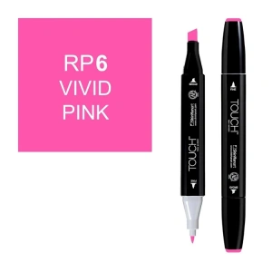 TOUCH TWIN RP-6 ÇİFT UÇLU MARKER VIVID PINK