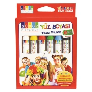 SÜDOR YB01 YÜZ BOYASI 6 RENK