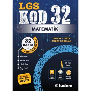 TUDEM 8. SINIF LGS KOD32 MATEMATİK