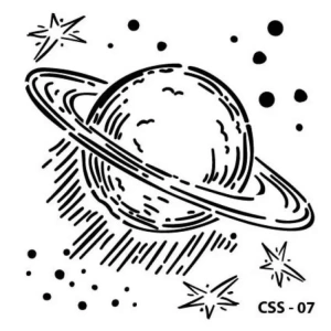 CADENCE CSS-07 STENCİL ŞABLON 25x25 - SATÜRN