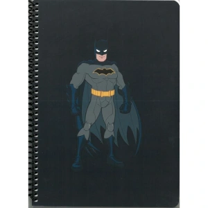 MABBELS 388098 BATMAN 17x24 SPİRALLİ KARTON KAPAK KARELİ DEFTER