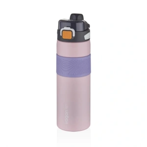 VAGONLİFE KİLİTLİ PİPETLİ / PİPETSİZ KULLANIM ÇELİK MATARA 032 800ML PINK PURPLE